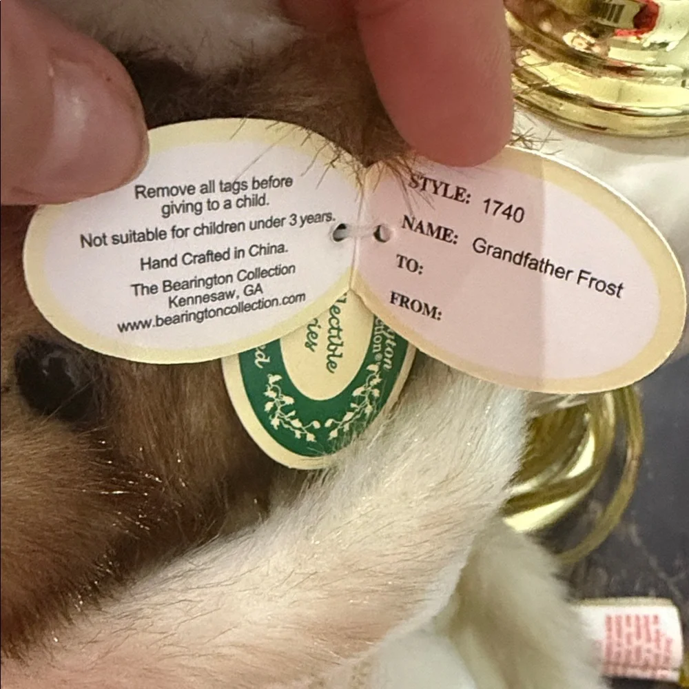 Bearington Bear Collection “Grandfather, Frost NWT - Picture 2 of 4